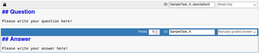 The freetext question